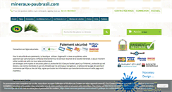 Desktop Screenshot of mineraux-paubrasil.com