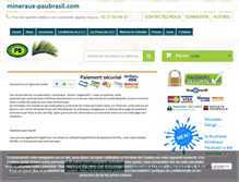 Tablet Screenshot of mineraux-paubrasil.com